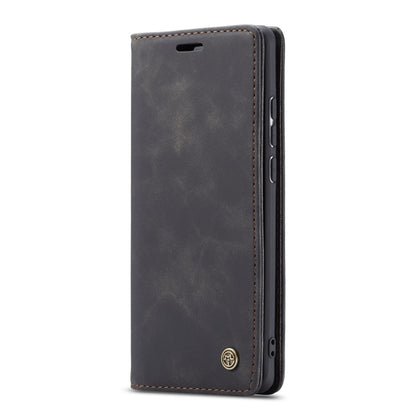 CaseMe-013 Multifunctional Retro Frosted Horizontal Flip Leather Case for Galaxy A70, with Card Slot & Holder & Zipper Wallet & Photo Frame