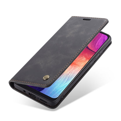 CaseMe-013 Multifunctional Retro Frosted Horizontal Flip Leather Case compatible with Galaxy A30S / A50S / A50, with Card Slot & Holder & Zipper Wallet & Photo Frame, Compatible with Galaxy A50