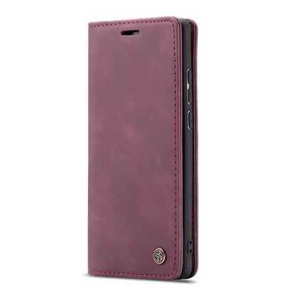 CaseMe-013 Multifunctional Retro Frosted Horizontal Flip Leather Case for Galaxy A30S / A50S / A50, with Card Slot & Holder & Zipper Wallet & Photo Frame
