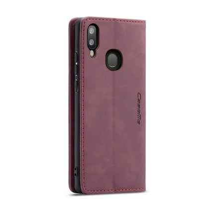 CaseMe-013 Multifunctional Retro Frosted Horizontal Flip Leather Case compatible with Galaxy A40, with Card Slot & Holder & Wallet, Compatible with Galaxy A40