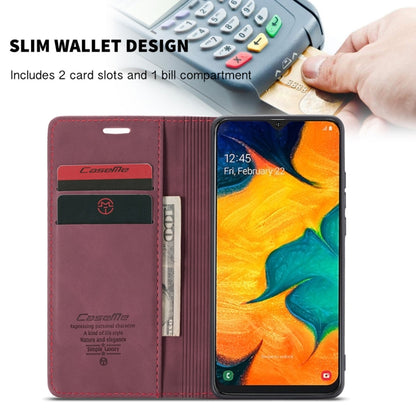 CaseMe-013 Multifunctional Retro Frosted Horizontal Flip Leather Case compatible with Galaxy A40, with Card Slot & Holder & Wallet, Compatible with Galaxy A40