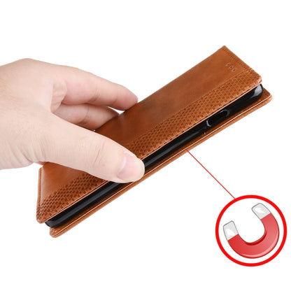 Magnetic Snap Retro Crazy Horse Texture Horizontal Flip Leather Case compatible with Sony Xperia L3, with Holder & Card Slots & Photo Frame, Compatible with Sony Xperia L3
