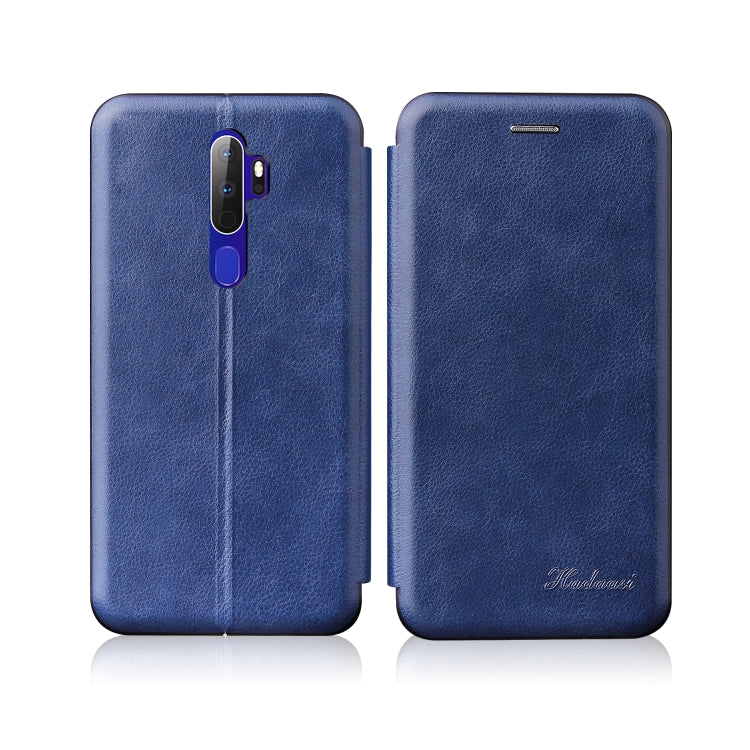 Integrated Electricity Pressing Retro Texture Magnetic TPU+PU Leather Case with Card Slot & Holder
