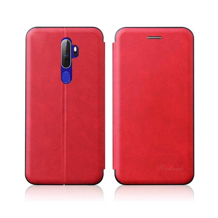 Integrated Electricity Pressing Retro Texture Magnetic TPU+PU Leather Case with Card Slot & Holder