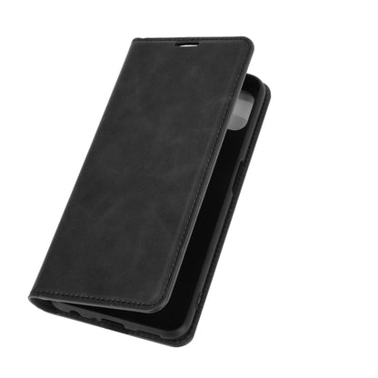 For OPPO A72 / A73 5G Retro-skin Business Magnetic Suction Leather Case with Holder & Card Slots & Wallet
