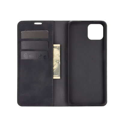 For OPPO A72 / A73 5G Retro-skin Business Magnetic Suction Leather Case with Holder & Card Slots & Wallet