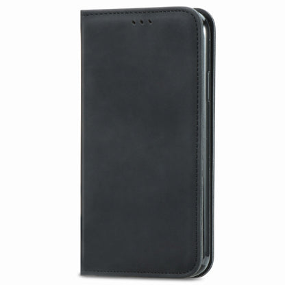Retro Skin Feel Business Magnetic Horizontal Flip Leather Case
