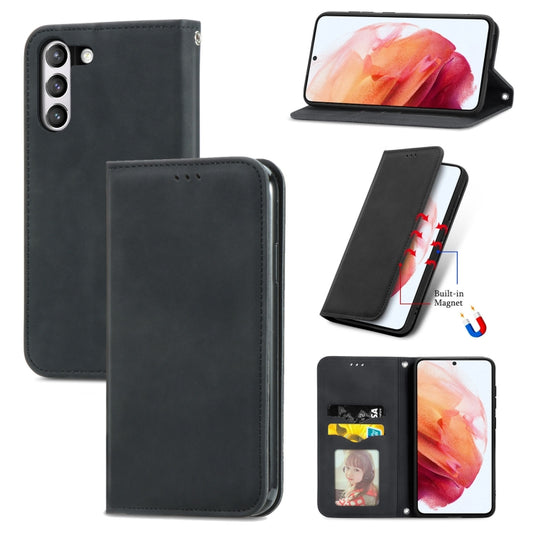Retro Skin Feel Business Magnetic Horizontal Flip Leather Case With Holder & Card Slots & Wallet & Photo Frame, For Samsung Galaxy S21 FE