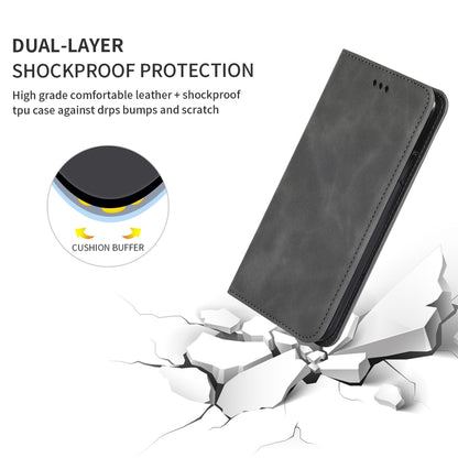 Retro Skin Feel Business Magnetic Horizontal Flip Leather Case for Huawei Mate20 Lite