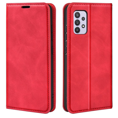For Samsung Galaxy A53 5G Retro-skin Magnetic Leather Case with Holder & Card Slots & Wallet