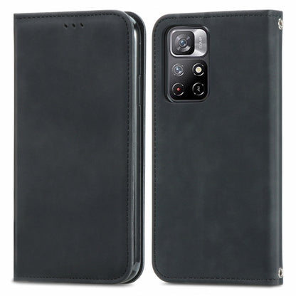 Retro Skin Feel Magnetic Horizontal Flip Leather Case