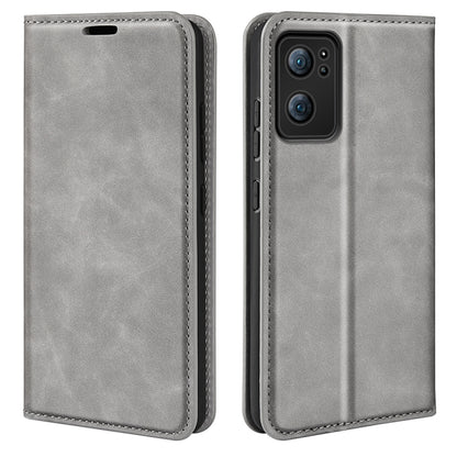 For OPPO Reno 7 5G Retro-skin Magnetic Suction Leather Phone Case