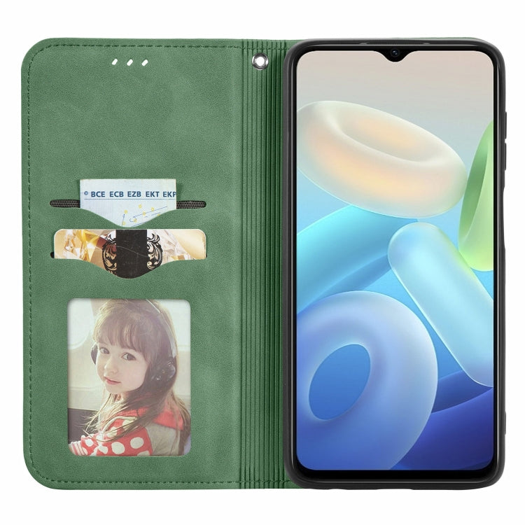 Retro Skin Feel Magnetic Flip Leather Case
