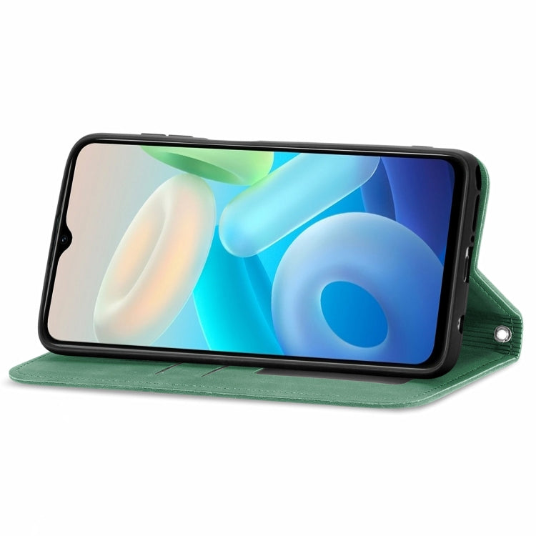 Retro Skin Feel Magnetic Flip Leather Case