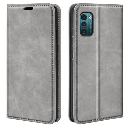 For Nokia G11/G21 Retro-skin Magnetic Suction Leather Phone Case