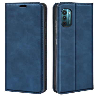 For Nokia G11/G21 Retro-skin Magnetic Suction Leather Phone Case