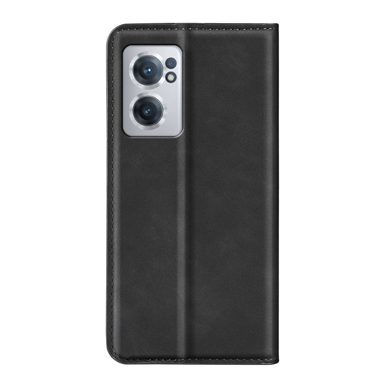 For OnePlus Nord CE 2 5G Retro-skin Magnetic Suction Leather Phone Case