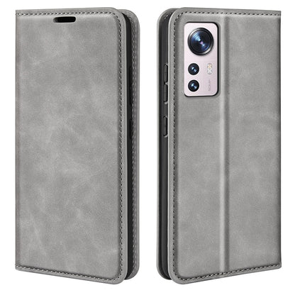 For Xiaomi 12 Lite Retro-skin Magnetic Suction Leather Phone Case