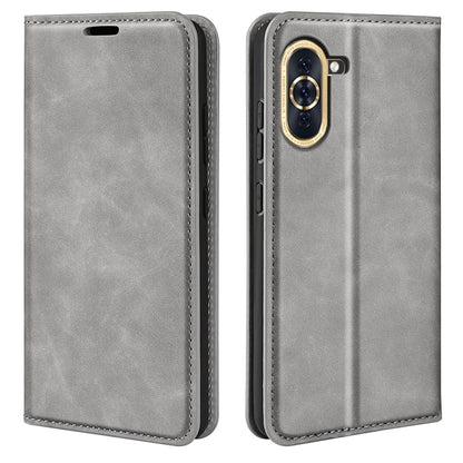 For Huawei Nova 10 Retro-skin Magnetic Suction Leather Phone Case