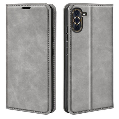 For Huawei Nova 10 Pro Retro-skin  Magnetic Suction Leather Phone Case