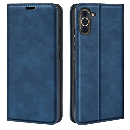 For Huawei Nova 10 Pro Retro-skin  Magnetic Suction Leather Phone Case