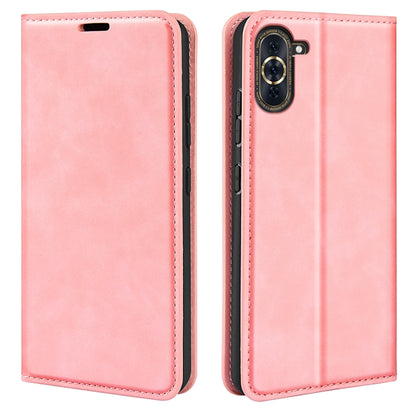 For Huawei Nova 10 Pro Retro-skin  Magnetic Suction Leather Phone Case