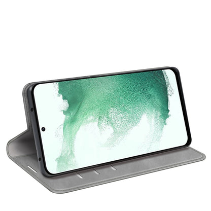 For Samsung Galaxy S23+ 5G Retro-skin Magnetic Suction Leather Phone Case
