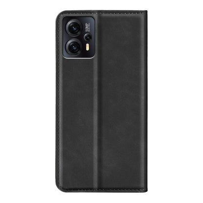 For Motorola Moto G23 4G / G13 4G Retro-skin Magnetic Suction Leather Phone Case