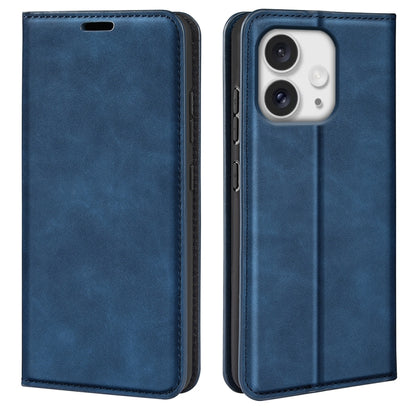 Retro-skin Magnetic Suction Leather Phone Case