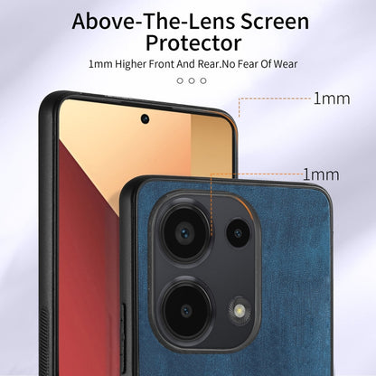 Retro Skin-feel Ring Card Wallet Phone Case