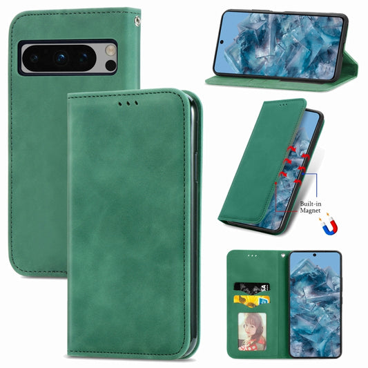 Retro Skin Feel Magnetic Flip Leather Phone Case