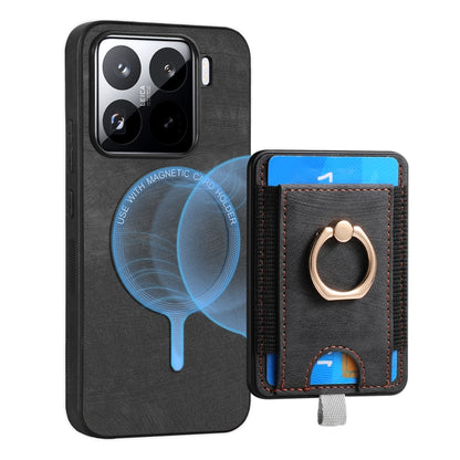 Retro Splitable Magnetic Card Bag Leather Phone Case