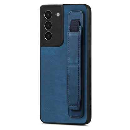 Retro Wristband Holder Leather Back Phone Case, Compatible with Samsung Galaxy S21 5G