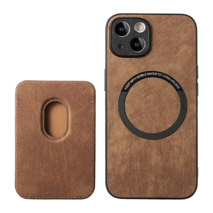 Retro Leather Card Bag Magnetic Phone Case, Compatible with iPhone 11