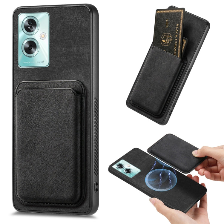 Retro Leather Card Bag Magnetic Phone Case