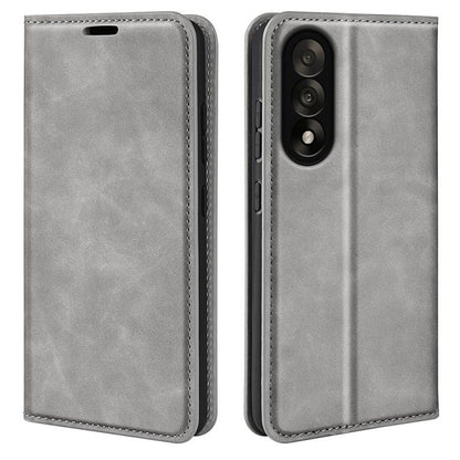 Retro-skin Magnetic Suction Leather Phone Case