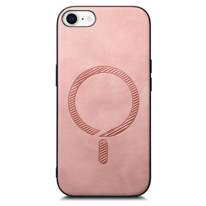 Solid Color Retro Magsafe PU Back Cover Phone Case, Compatible with iPhone 16e