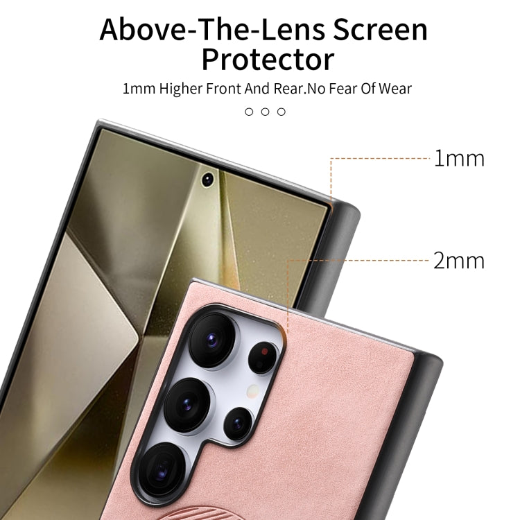 Solid Color Retro Magsafe PU Back Cover Phone Case, Compatible with Samsung Galaxy S23+ 5G