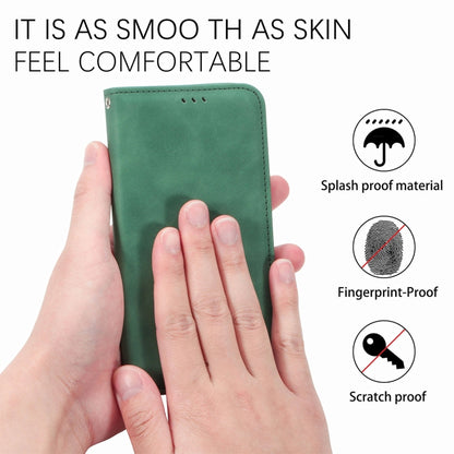 Retro Skin Feel Magnetic Leather Phone Case
