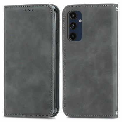 Retro Skin Feel Magnetic Leather Phone Case