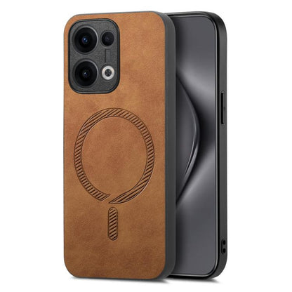 Retro Magsafe Magnetic PU Back Cover Phone Case