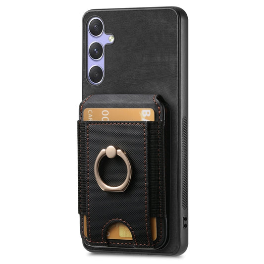 Retro Splitable Magnetic Stand Card Bag Leather Phone Case, For Samsung Galaxy S25 5G