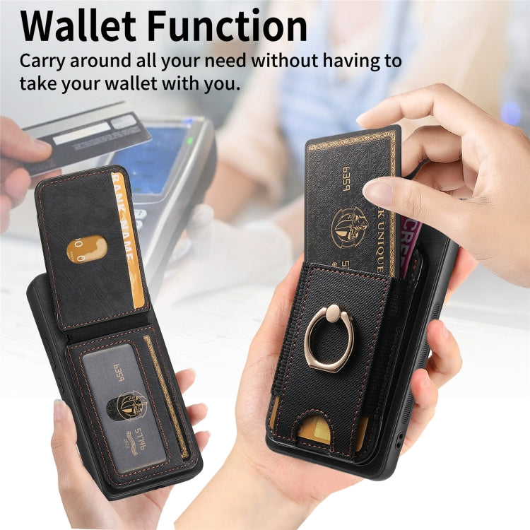 Retro Splitable Magnetic Stand Card Bag Leather Phone Case, For Samsung Galaxy S25 5G