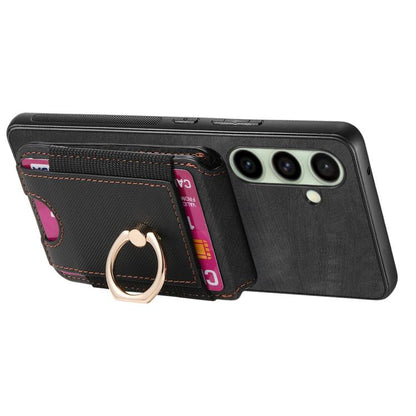 Retro Splitable Magnetic Stand Card Bag Leather Phone Case, For Samsung Galaxy A56 5G