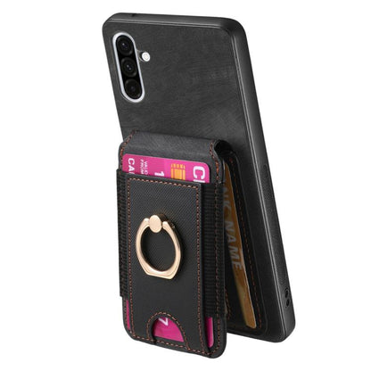 Retro Splitable Magnetic Stand Card Bag Leather Phone Case, For Samsung Galaxy A36