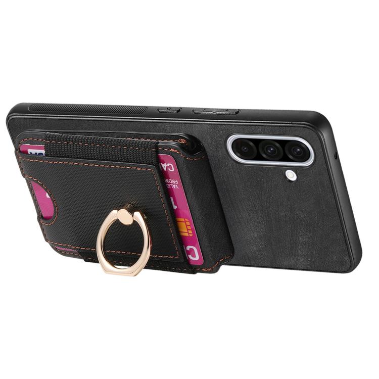 Retro Splitable Magnetic Stand Card Bag Leather Phone Case, For Samsung Galaxy A36
