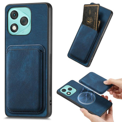 Retro Leather Card Bag Magnetic Phone Case, Compatible with Honor 400 Lite Global
