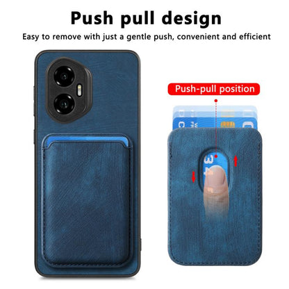 Retro Leather Card Bag Magnetic Phone Case, Compatible with Honor 300 Ultra