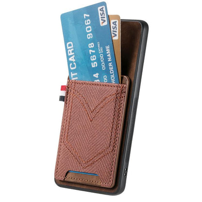 Denim Texture Leather Skin Phone Case with Card Slot, Compatible with Motorola Moto G Power 2025 5G
