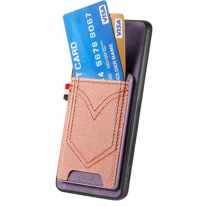 Denim Texture Leather Skin Phone Case with Card Slot, Compatible with Motorola Moto G Power 2025 5G